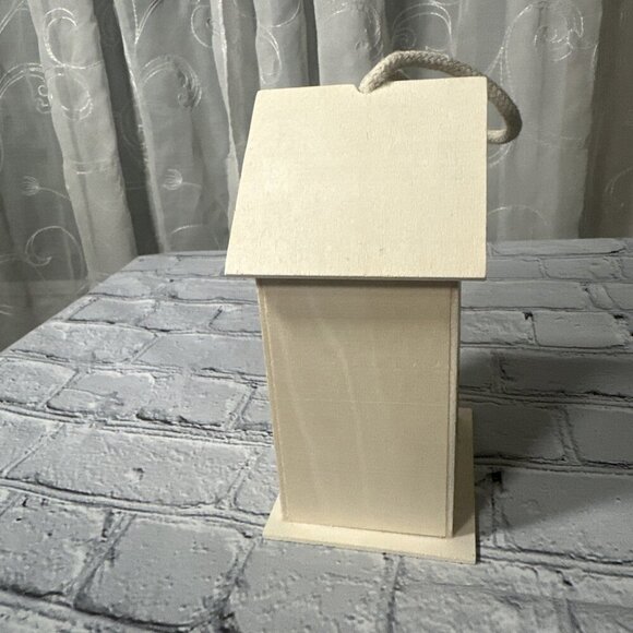 Birdhouse Wooden Craft Unfinished Wood Birdhouse Craft NEW Kids Crafts - Picture 5 of 9